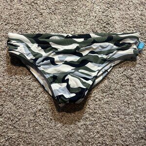 Timoteo Camo Swim Brief